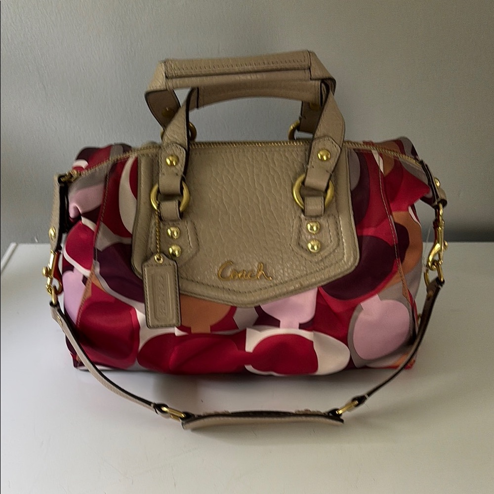 Authentic Coach Ashley Scarf bag with strap